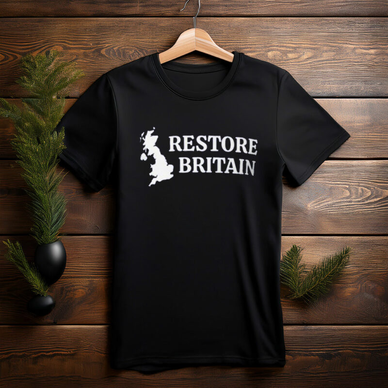 Restore Britain T-Shirt UK Political Graphic Tee