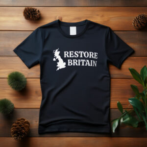 Restore Britain T-Shirt UK Political Graphic Tee