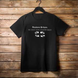Restore Britain Tee UK National Identity Graphic Shirt