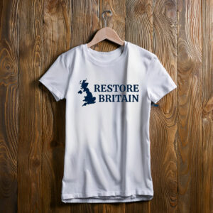 Restore Britain Tee UK National Identity Statement Shirt