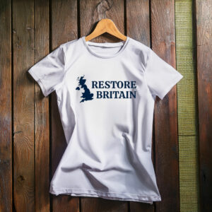 Restore Britain Tee UK National Identity Statement Shirt