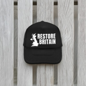 Restore Britain UK Map Black Hat