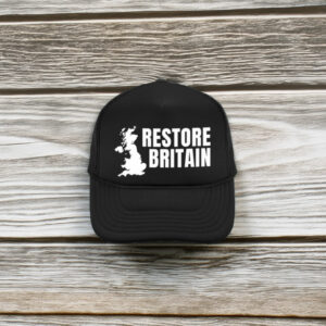 Restore Britain UK Map Black Hat