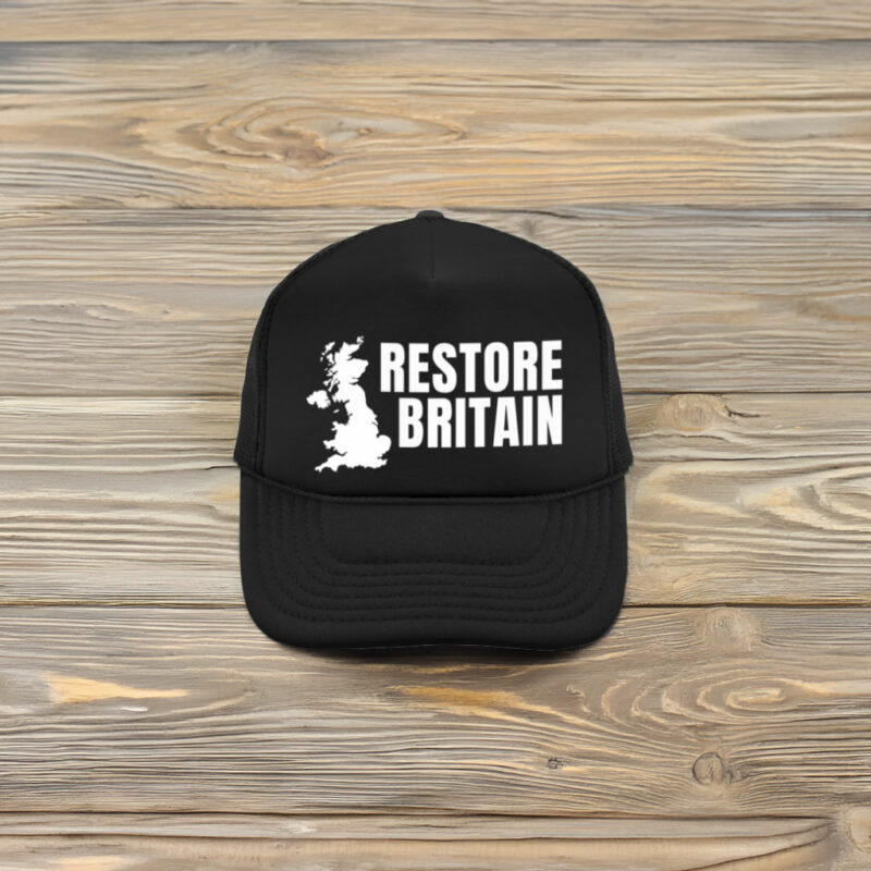 Restore Britain UK Map Black Hat
