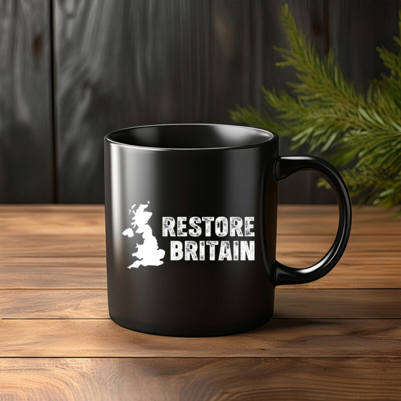 Restore Britain UK Map British Pride Mug