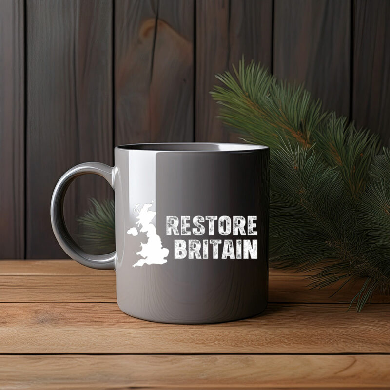Restore Britain UK Map British Pride Mug