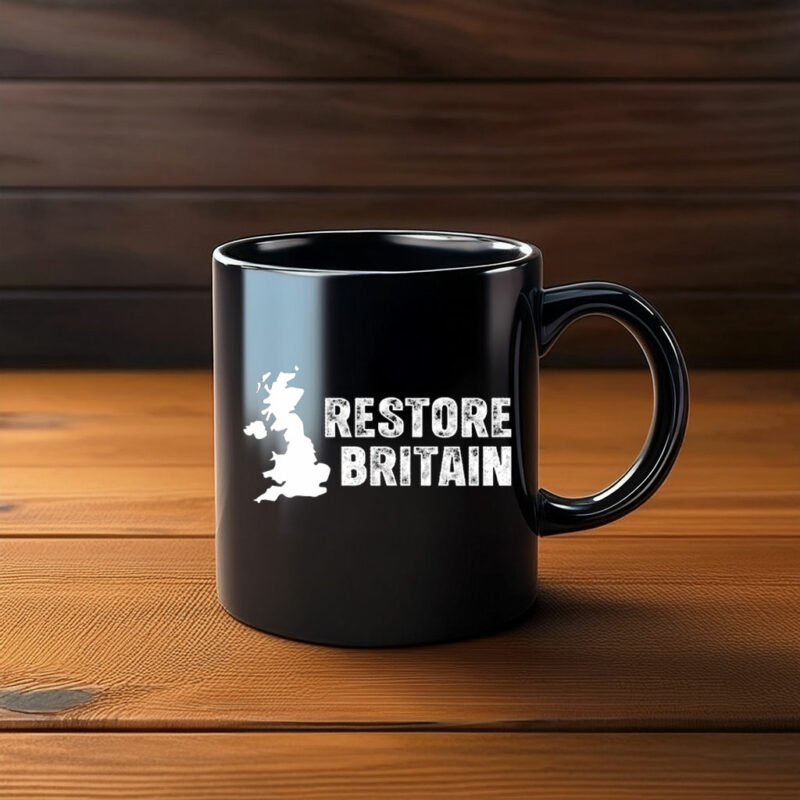 Restore Britain UK Map British Pride Mug