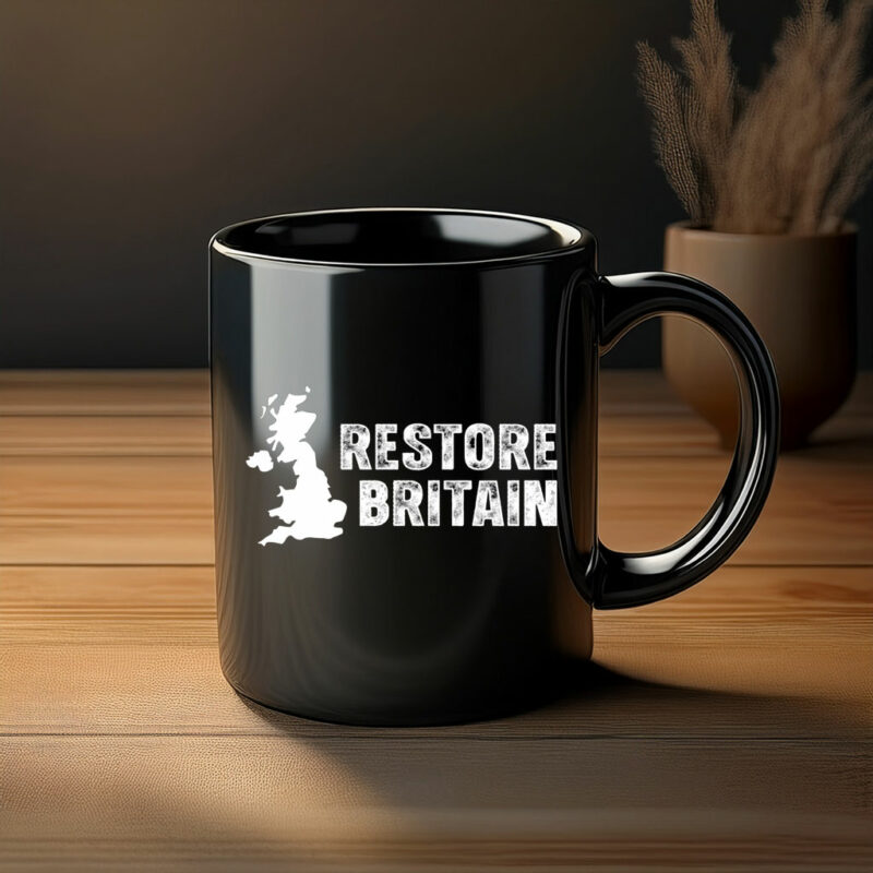 Restore Britain UK Map British Pride Mug