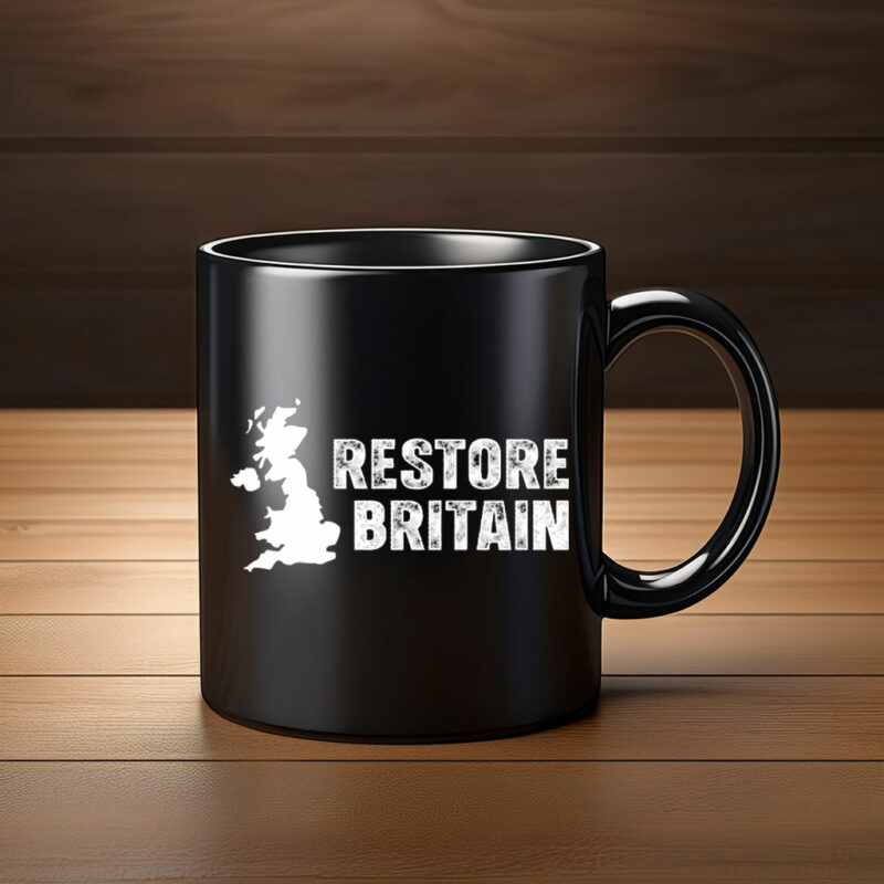 Restore Britain UK Map British Pride Mug