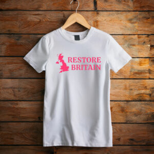 Restore Britain UK Pride Shirt Soft Cotton Graphic Tee