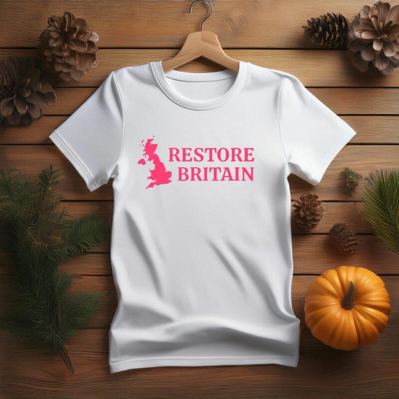 Restore Britain UK Pride Shirt Soft Cotton Graphic Tee