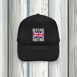Restore Britain Union Jack Logo Black Hat