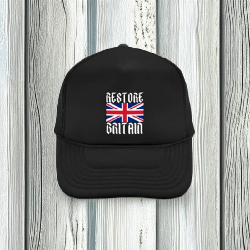 Restore Britain Union Jack Logo Black Hat