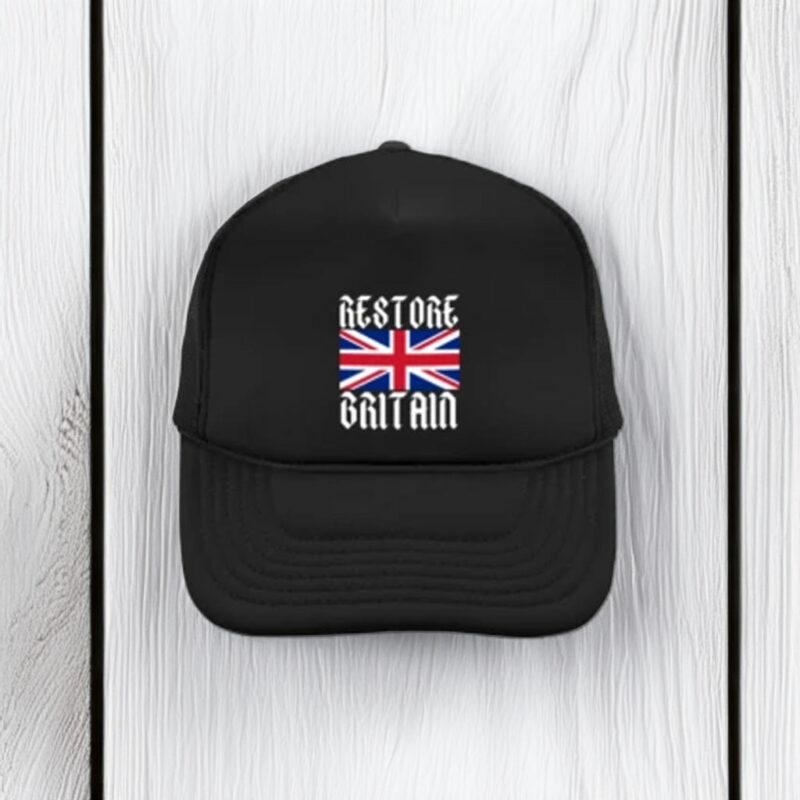 Restore Britain Union Jack Logo Black Hat