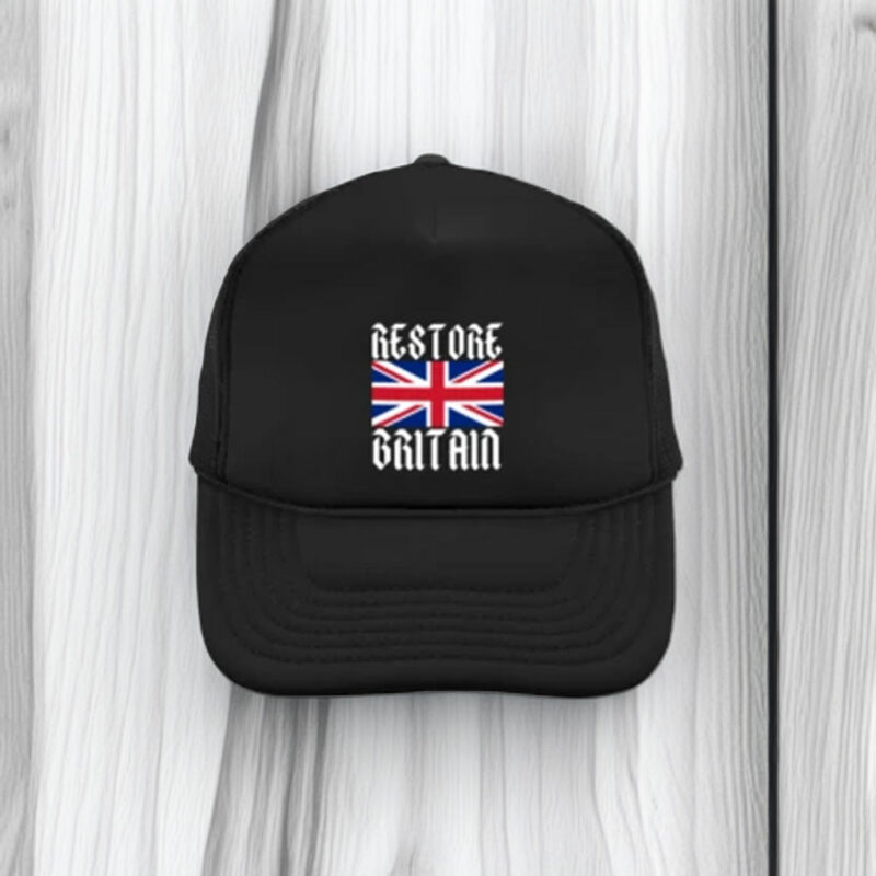 Restore Britain Union Jack Logo Black Hat