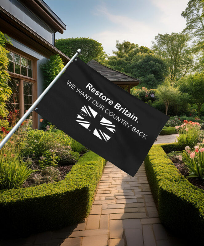 Restore Britain Union Jack Rupert Lowe Flag