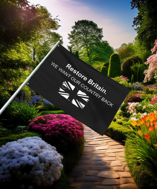 Restore Britain Union Jack Rupert Lowe Flag