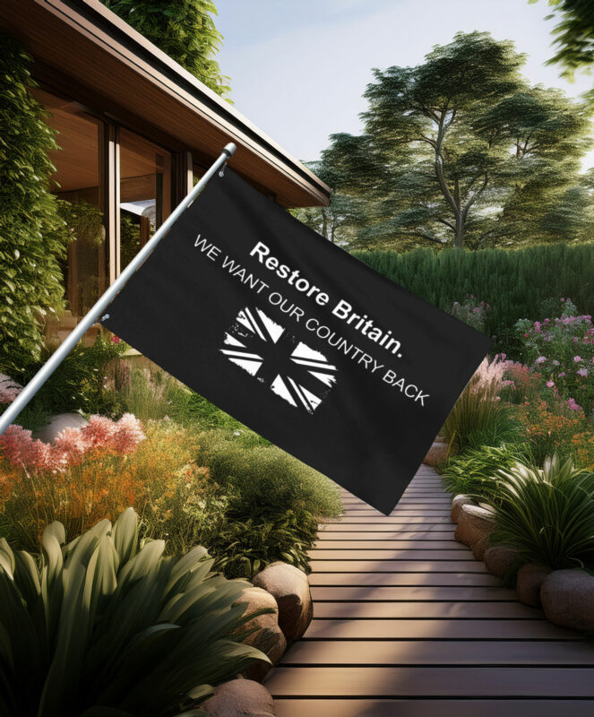 Restore Britain Union Jack Rupert Lowe Flag