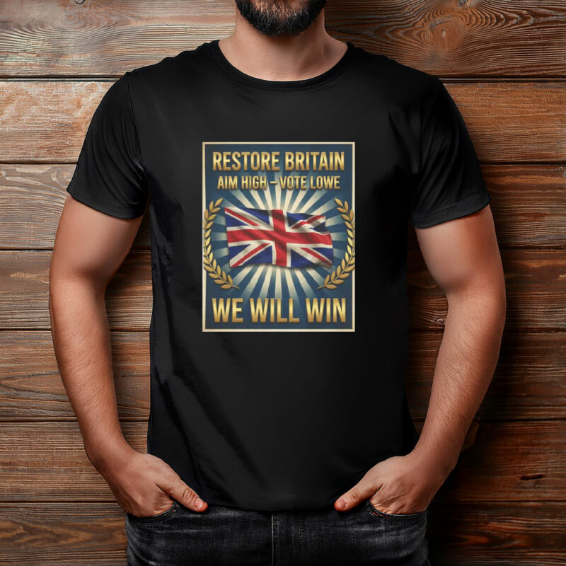Restore Britain Union Jack T-Shirt
