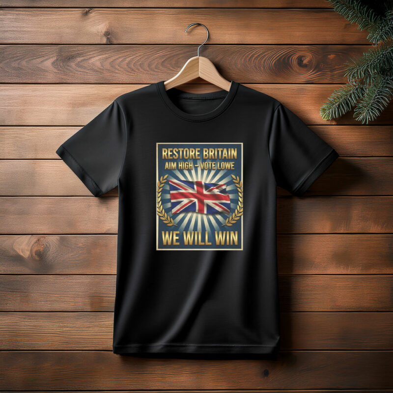 Restore Britain Union Jack T-Shirt