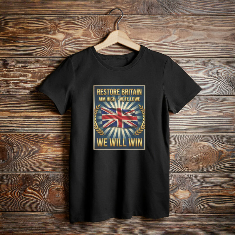 Restore Britain Union Jack T-Shirt