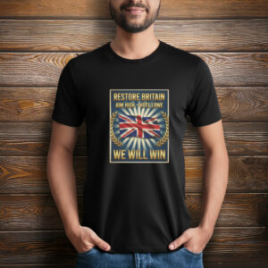 Restore Britain Union Jack T-Shirt