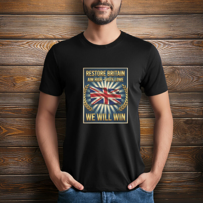 Restore Britain Union Jack T-Shirt