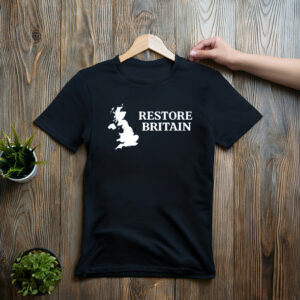 Restore Britain Vintage Style UK Graphic Shirt