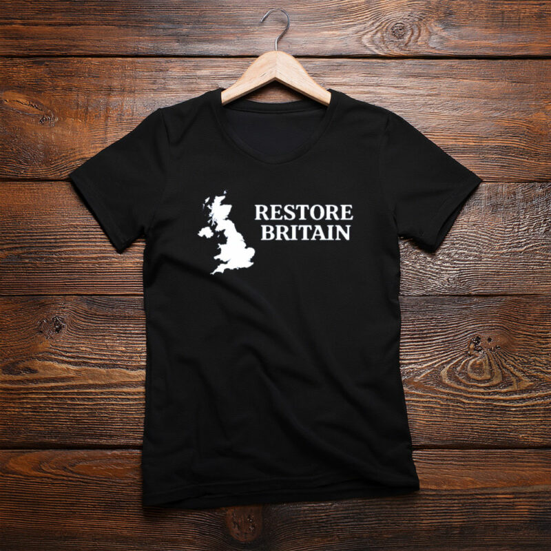 Restore Britain Vintage Style UK Graphic Shirt
