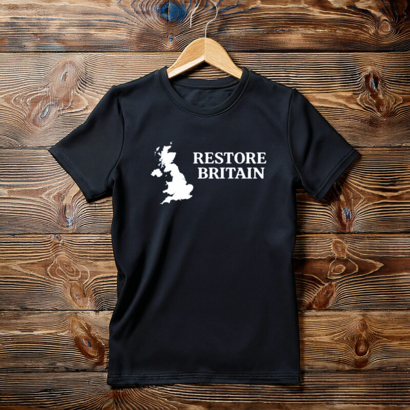 Restore Britain Vintage Style UK Graphic Shirt