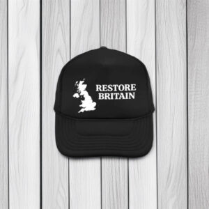 Restore Britain White UK Silhouette Hat