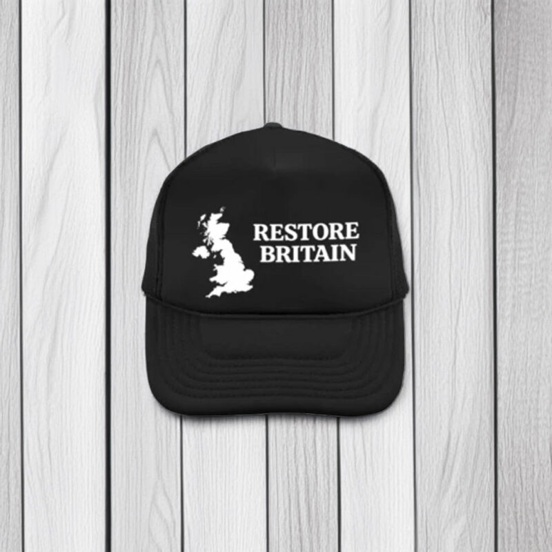 Restore Britain White UK Silhouette Hat