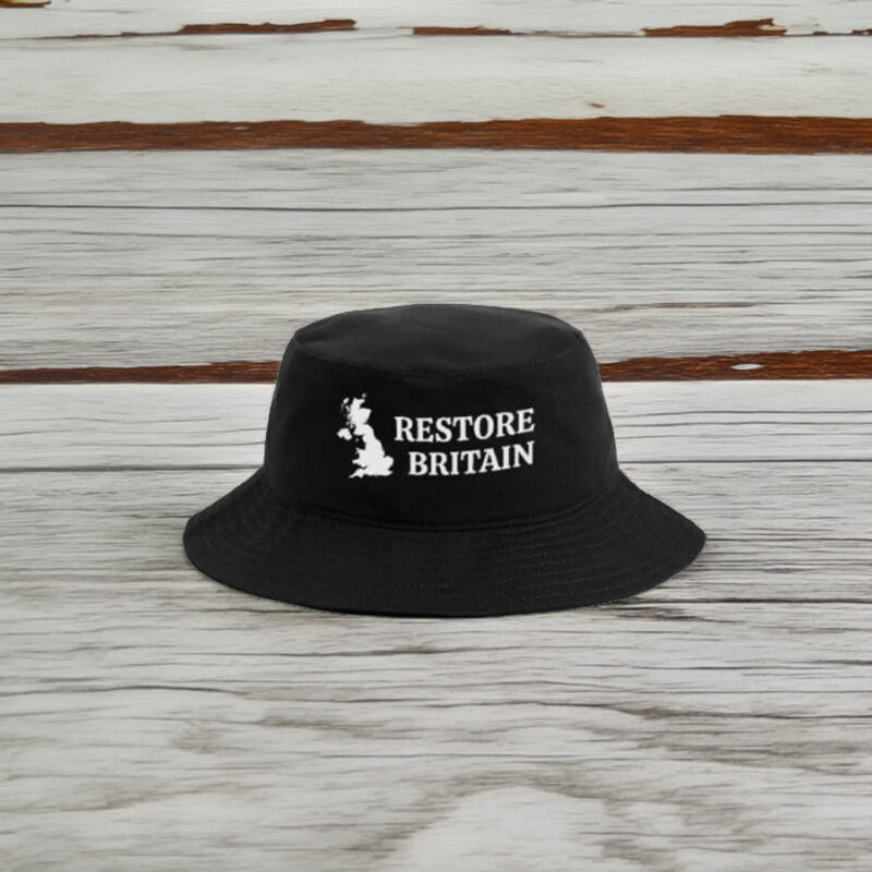 Restore Britain – Patriotic UK Silhouette Bucket Hat