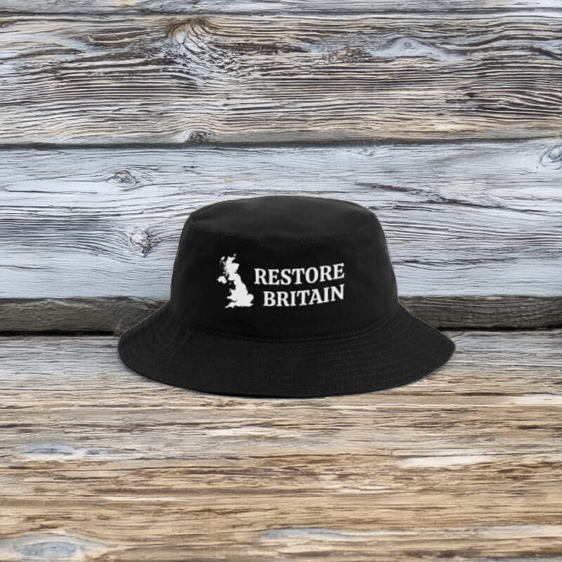 Restore Britain – Patriotic UK Silhouette Bucket Hat