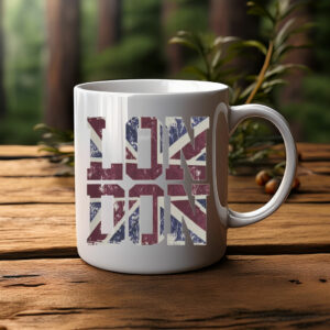 Retro Grunge Vintage Union Jack Mug