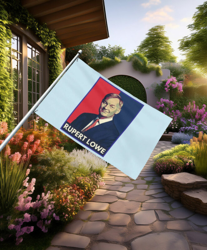 Rupert Lowe Campaign Portrait Flag