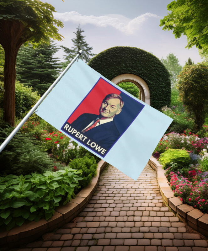 Rupert Lowe Campaign Portrait Flag