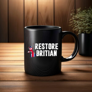 Rupert Lowe Distressed Union Jack Jumper Retro Patriotic Mug