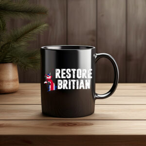 Rupert Lowe Distressed Union Jack Jumper Retro Patriotic Mug
