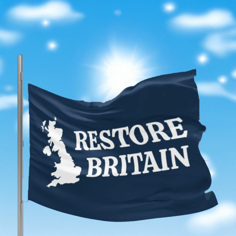 Rupert Lowe Personalised Restore Britain Flag