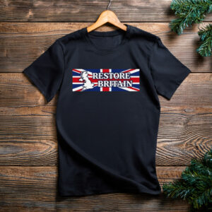 Rupert Lowe Politics Patriot British Pride Restore Britain T Shirt