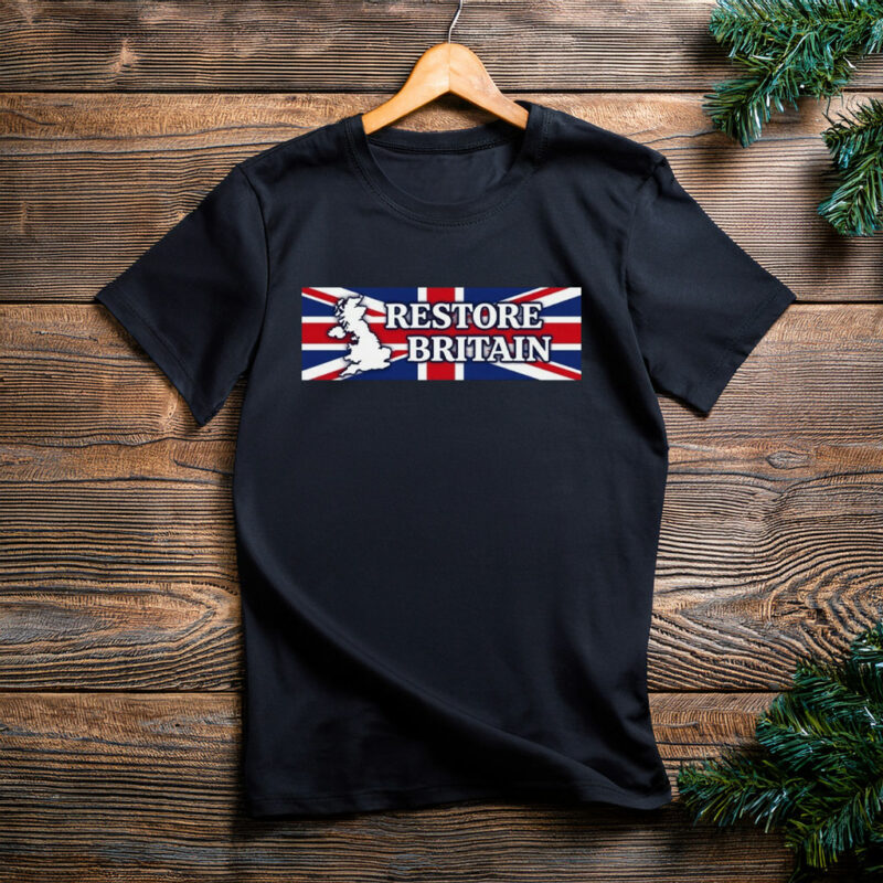 Rupert Lowe Politics Patriot British Pride Restore Britain T Shirt