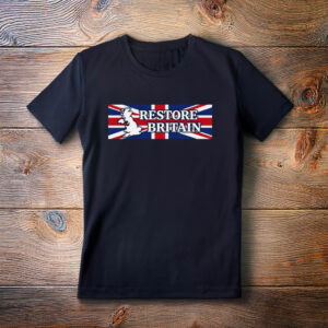 Rupert Lowe Politics Patriot British Pride Restore Britain T Shirt