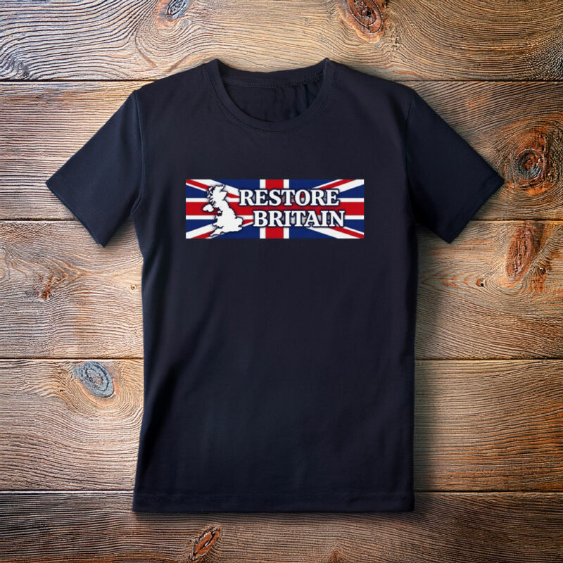 Rupert Lowe Politics Patriot British Pride Restore Britain T Shirt