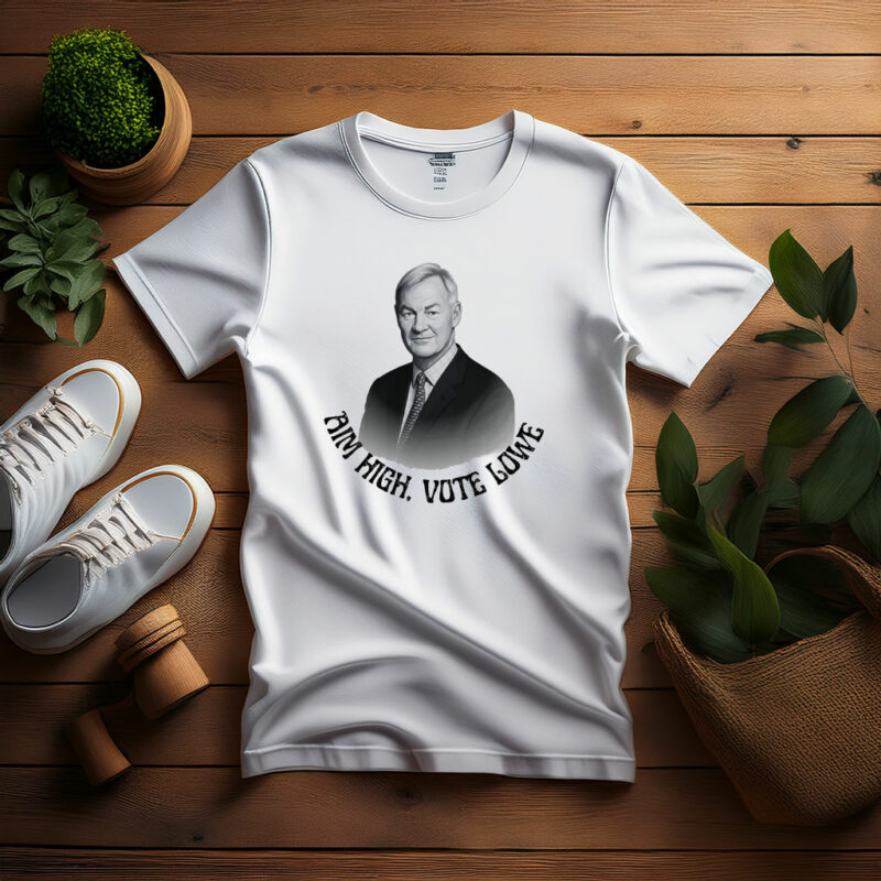Rupert Lowe T-Shirt Aim High Vote Lowe Politics Shirt