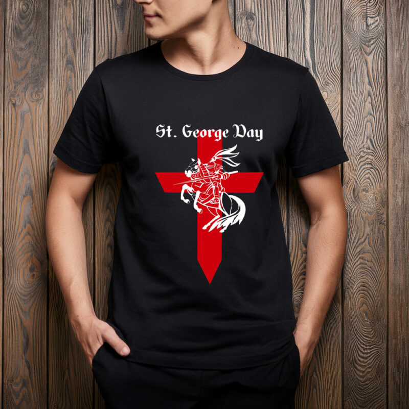 St. George Day 2026 T Shirt, England Pride T Shirt
