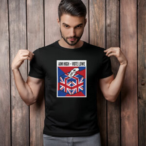 Union Jack Ballot Aim High Vote Lowe T-Shirt
