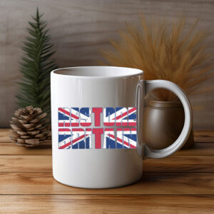 Union Jack Bold Lettering Restore Britain Mug