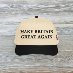 Union Jack Flag Embroidered Make Britain Great Again Hat