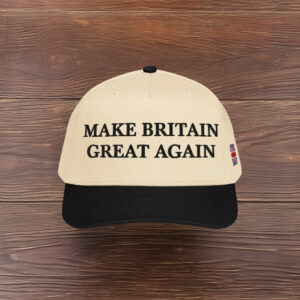 Union Jack Flag Embroidered Make Britain Great Again Hat